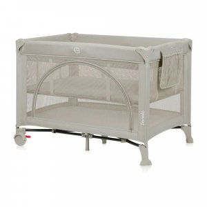 Lit parapluie bébé laura compact 2 en 1 beige sand Lionelo