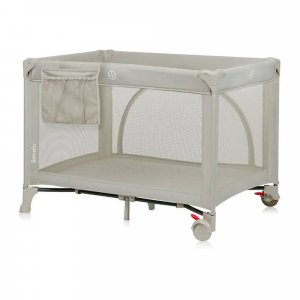 Lit parapluie bébé laura compact 2 en 1 beige sand Lionelo