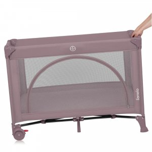 Lit parapluie bébé laura compact 2 en 1 pink nude Lionelo