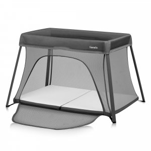 Lit parapluie alice gris Lionelo