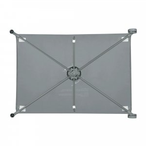 Lit parapluie bébé amelie compact avec matelas grey concrete Lionelo