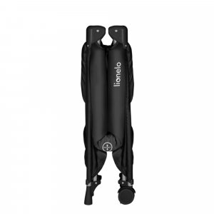 Lit parapluie bébé amelie compact avec matelas black carbon Lionelo