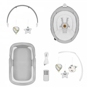 Balancelle set grey concrete Lionelo