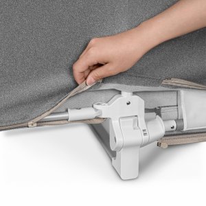 Barrière de lit bébé lora grey stone Lionelo