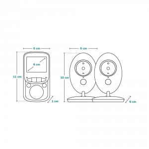 Babyphone vidéo babyline 5.1 Lionelo