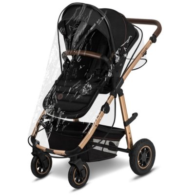 Poussette trio amber + nacelle + coque black onyx