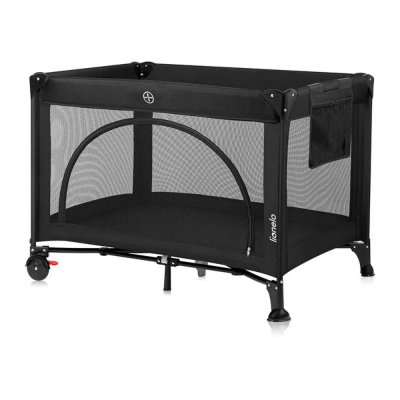 Lit parapluie bébé laura compact 2 en 1 black carbon