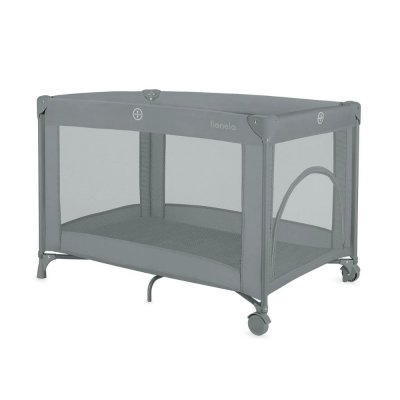 Lit parapluie bébé amelie compact avec matelas grey concrete