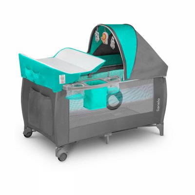 Lit parapluie sven plus turquoise grey