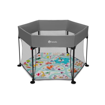 Parc pliable pour enfants roel grey multicolor
