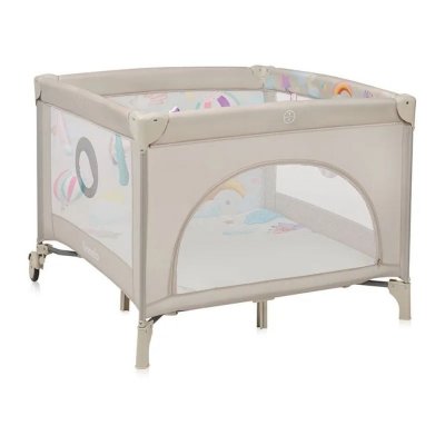 Parc bébé mille plus 100x100 cm pliable avec matelas grey beige