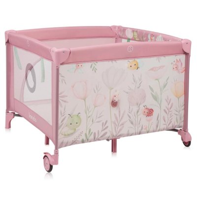 Parc bébé mille plus 100x100 cm pliable avec matelas pink