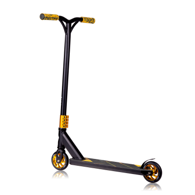 Trottinette enfant whizz - black carbon yellow