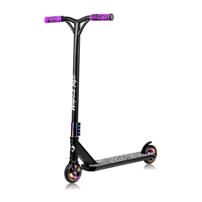 Trottinette enfant whizz - neo black carbon multicolor