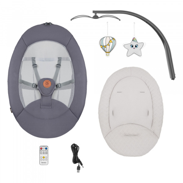 Balancelle rina grey concrete Lionelo