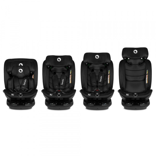 Siège auto bastiaan rwf i-size black carbon Lionelo
