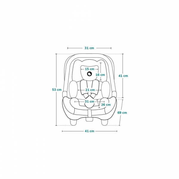 Siège auto noa plus sand 0-13 kg Lionelo