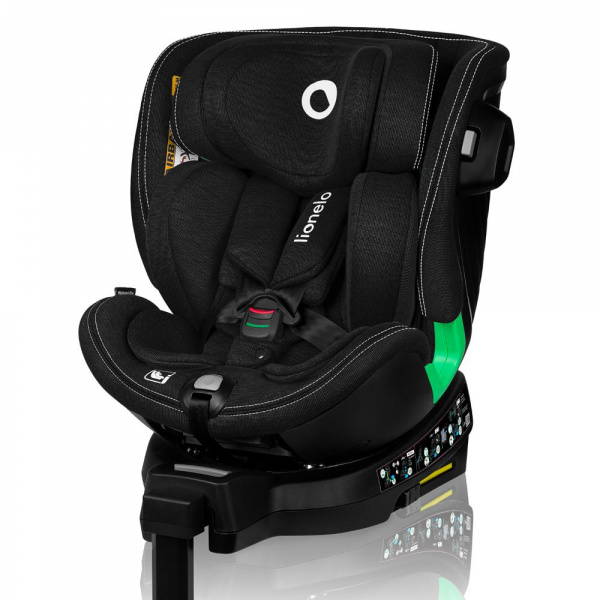 Siège-auto bébé i-size harmony black carbon bamboo Lionelo