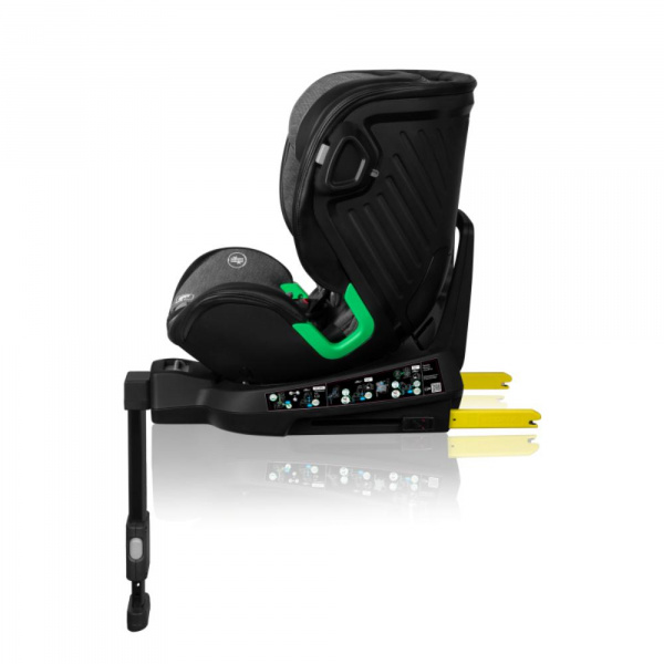 Siège-auto bébé i-size harmony grey graphite leather Lionelo