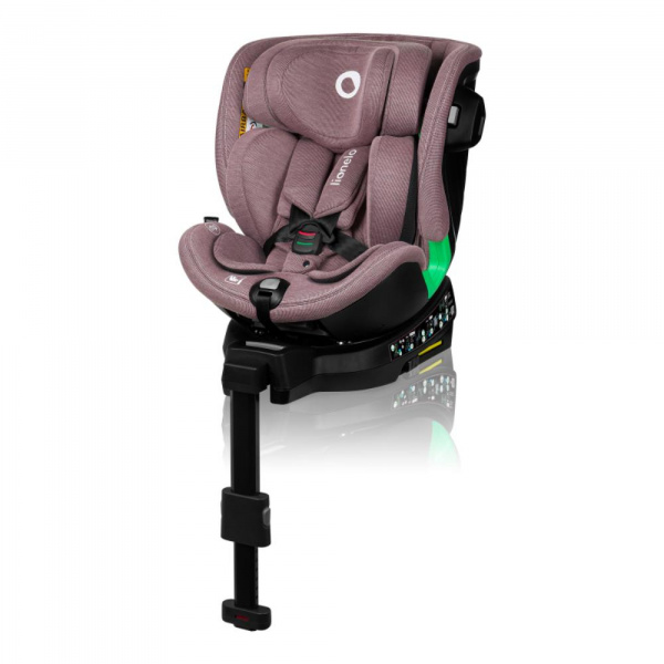 Siège-auto bébé i-size harmony pink mauve bamboo Lionelo