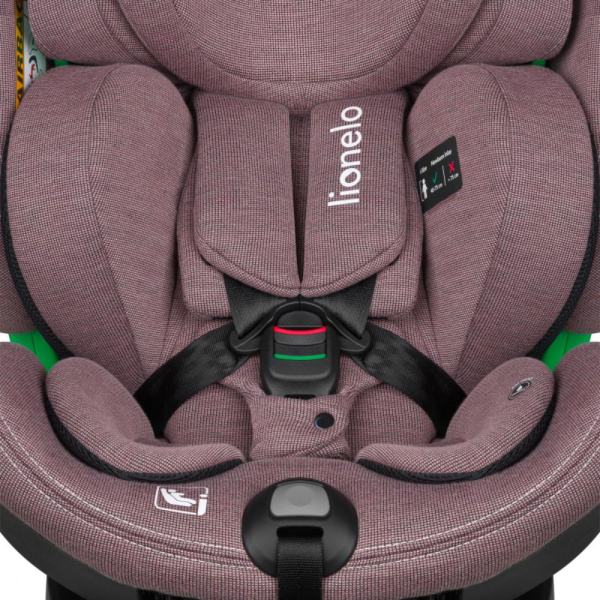 Siège-auto bébé i-size harmony pink mauve bamboo Lionelo