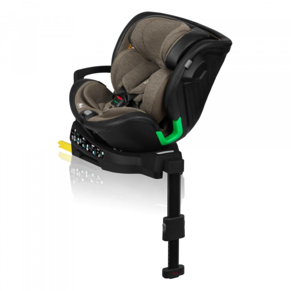 Siège-auto bébé i-size harmony green olive leather Lionelo