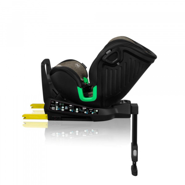 Siège-auto bébé i-size harmony green olive leather Lionelo