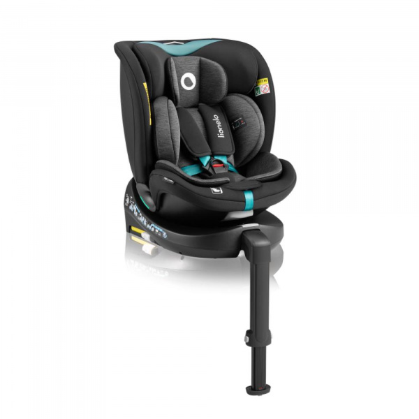Siège-auto navy i-size black turquoise Lionelo