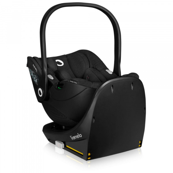 Siège-auto bébé moxie i-size set black carbon Lionelo