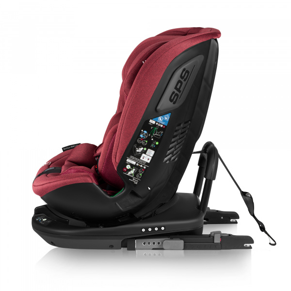 Siège-auto bébé bastiaan rwf i-size rouge burgundy Lionelo