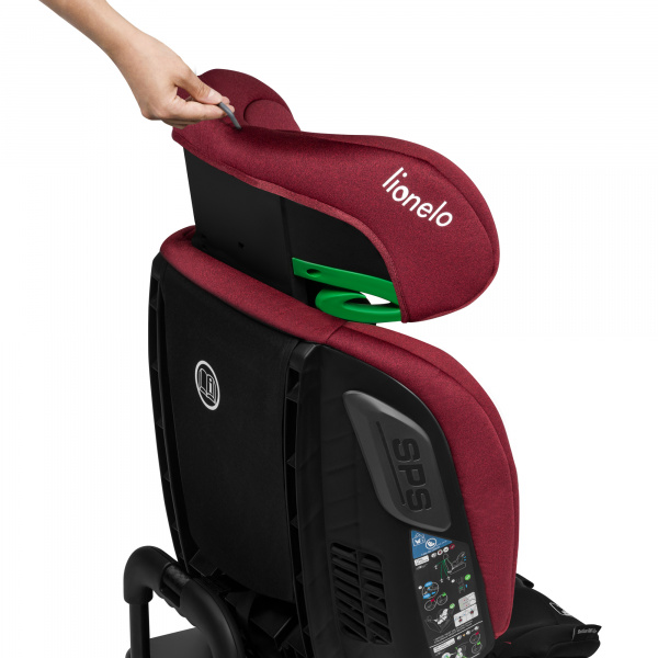 Siège-auto bébé bastiaan rwf i-size rouge burgundy Lionelo