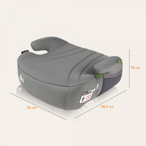 Réhausseur luuk i-size - grey Lionelo