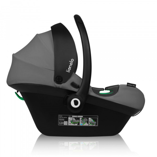 Siège auto bébé lemmy i-size gris Lionelo