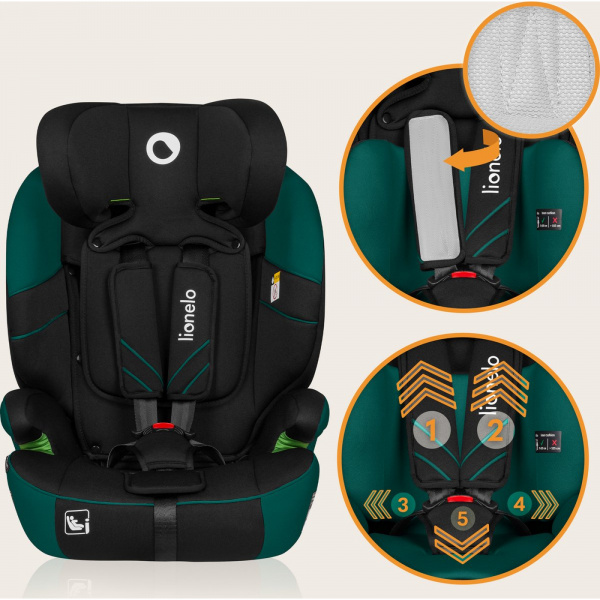 Siège-auto levi one i-size - green forest Lionelo