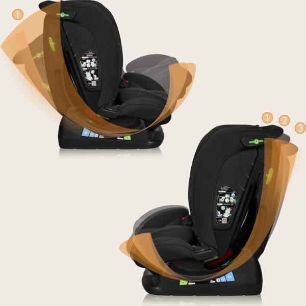 Siège-auto izzy i-szie - black carbon Lionelo