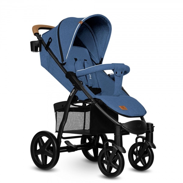 Poussette annet plus blue demin Lionelo