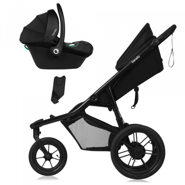 Poussette de sport azura - noir onyx Lionelo