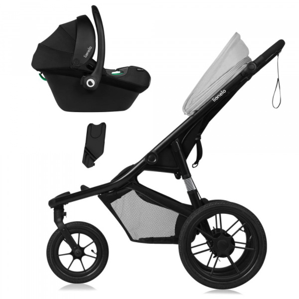 Poussette sport azura - gris pierre Lionelo