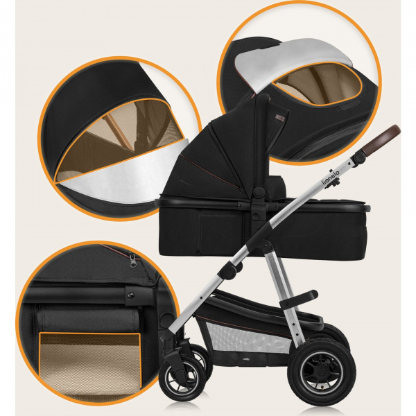 Poussette multifonction amber - blue navy Lionelo