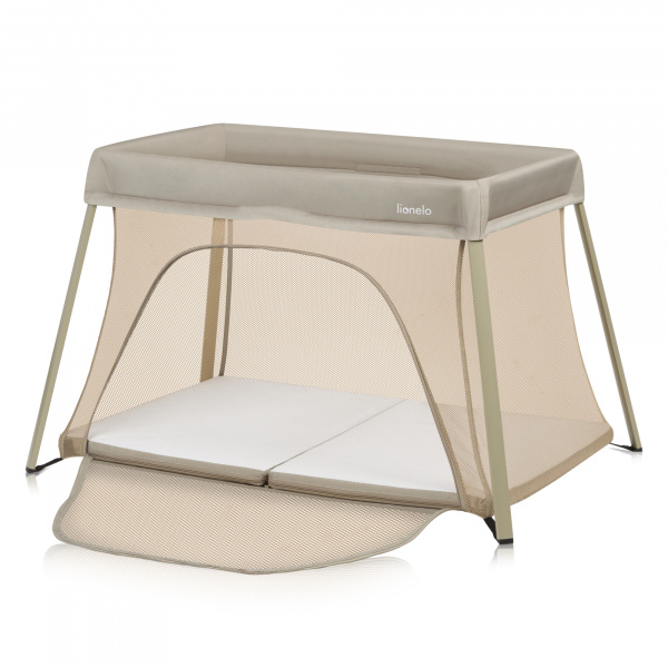 Lit parapluie alice beige olive Lionelo