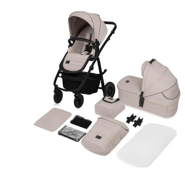 Poussette amber 2in1 beige sand Lionelo