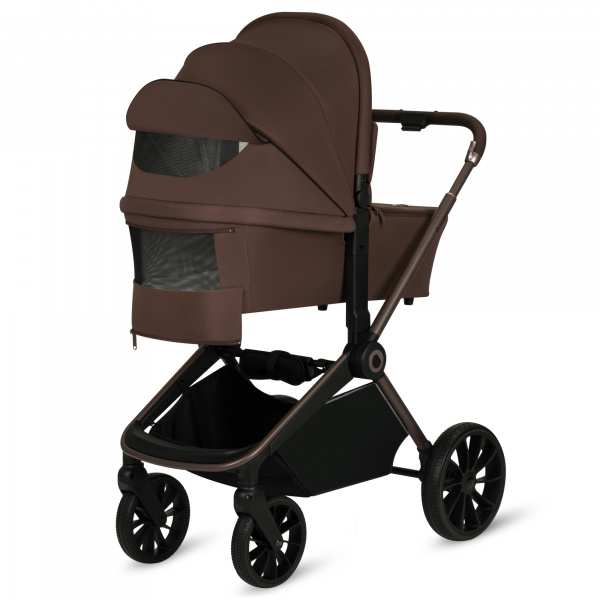 Poussette mike plus 2en1 mocha mousse Lionelo