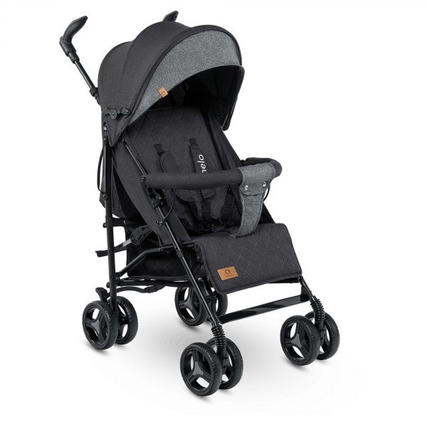 Poussette irma black & dark grey Lionelo