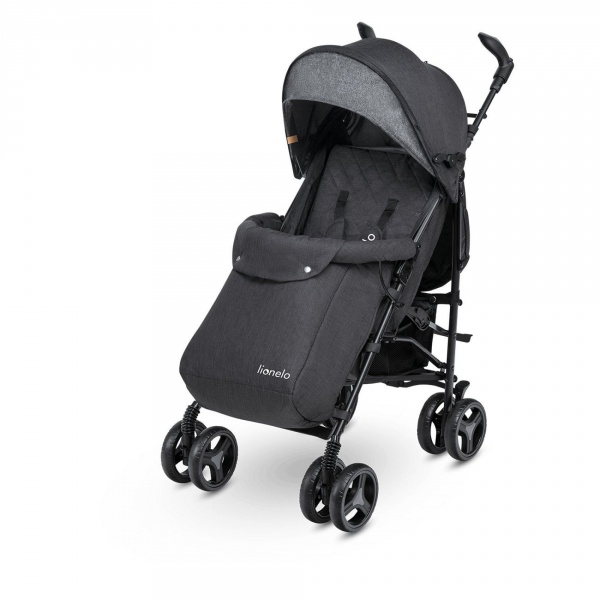 Poussette irma black & dark grey Lionelo