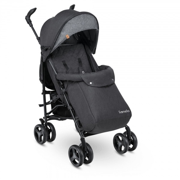 Poussette irma black & dark grey Lionelo
