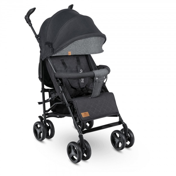 Poussette irma black & dark grey Lionelo
