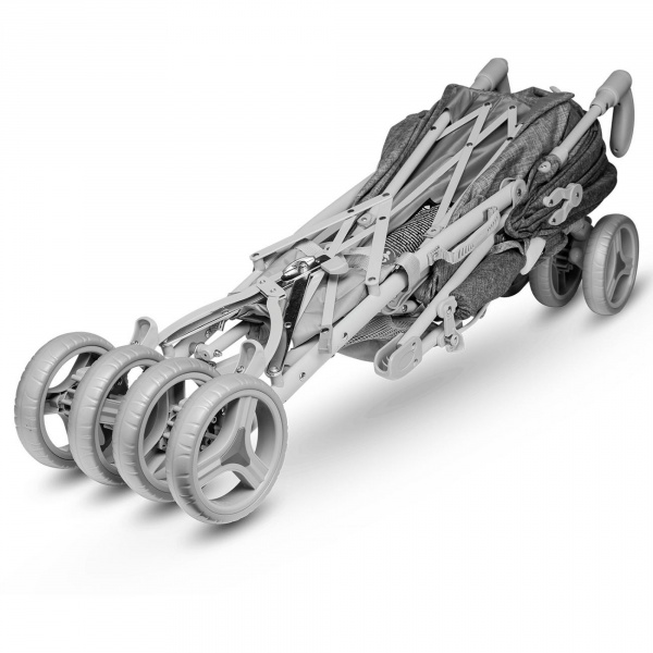 Poussette irma grey & dark grey Lionelo