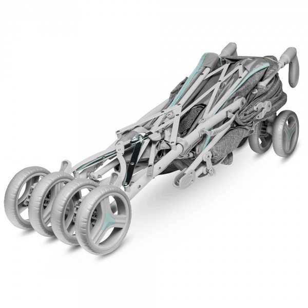 Poussette irma grey & mint Lionelo