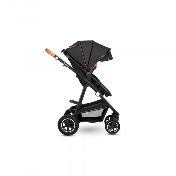 Poussette duo amber + nacelle grey graphite Lionelo