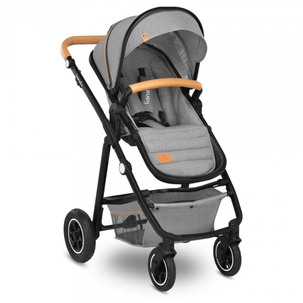 Poussette duo amber + nacelle grey stone Lionelo
